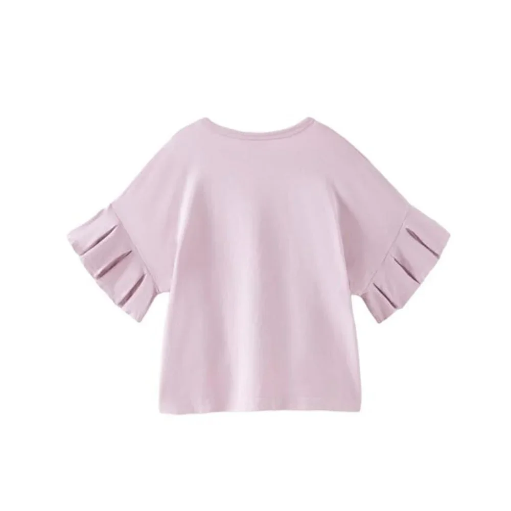 ZARA FRILLED SHIRT MAUVE SIZE  7T | 2335/120/612